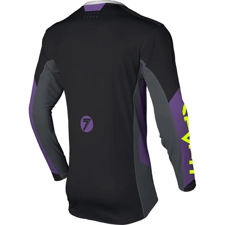 Seven 23.2 Rival Division Jersey Black Youth