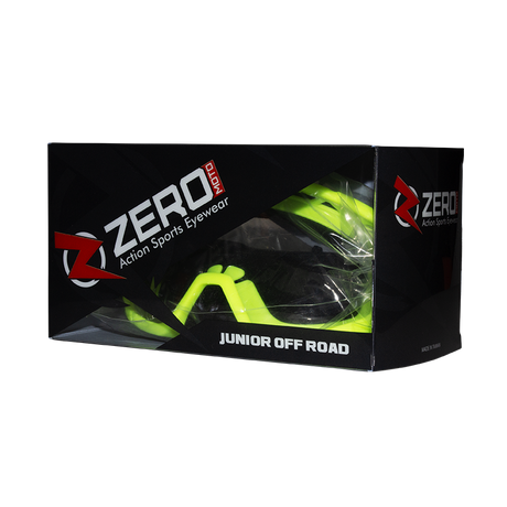 ZERO GOGGLE SENIOR MX NEON YELLOW