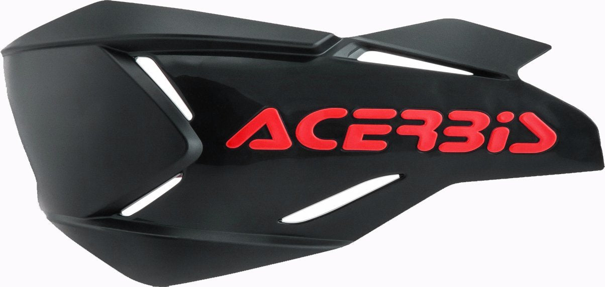 ACERBIS HANDGUARDS X-FACTORY SPOILERS BLACK RED