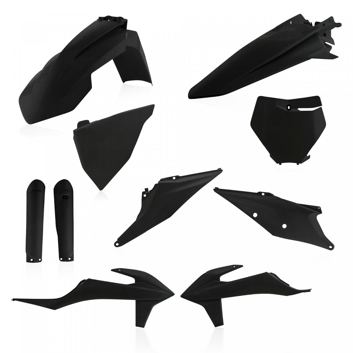 ACERBIS PLASTIC KIT KTM SX SXF 19-22 METALLIC BLACK