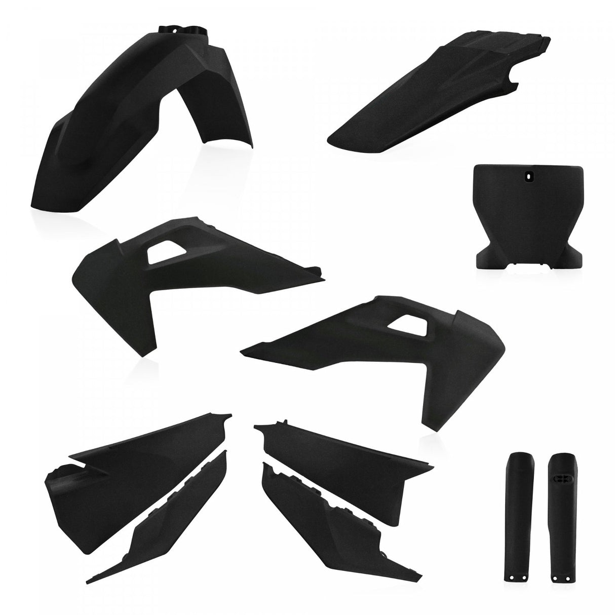 ACERBIS PLASTIC KIT HUSQVARNA TC FC 19-22 METALLIC BLACK