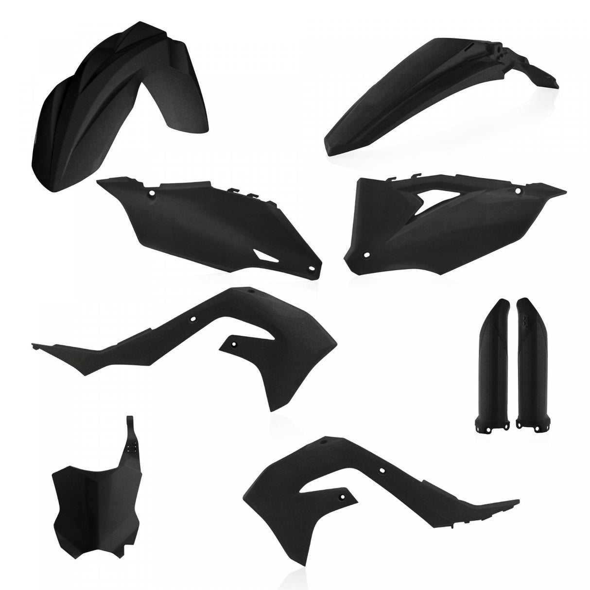 ACERBIS PLASTIC KIT KXF 250 21-23 450 19-23 METALLIC BLACK