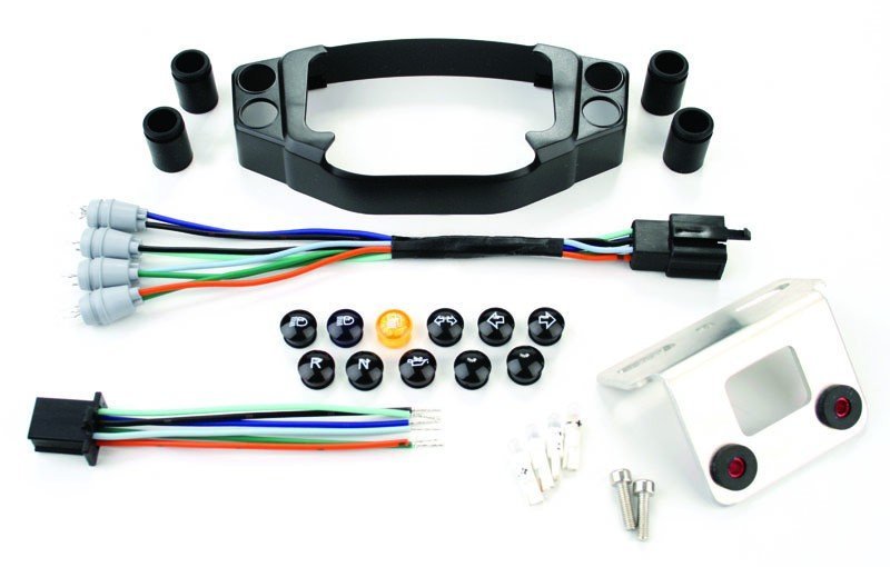 TRAIL TECH VAPOR DIGITAL GAUGE INDICATOR LIGHT DASHBOARD
