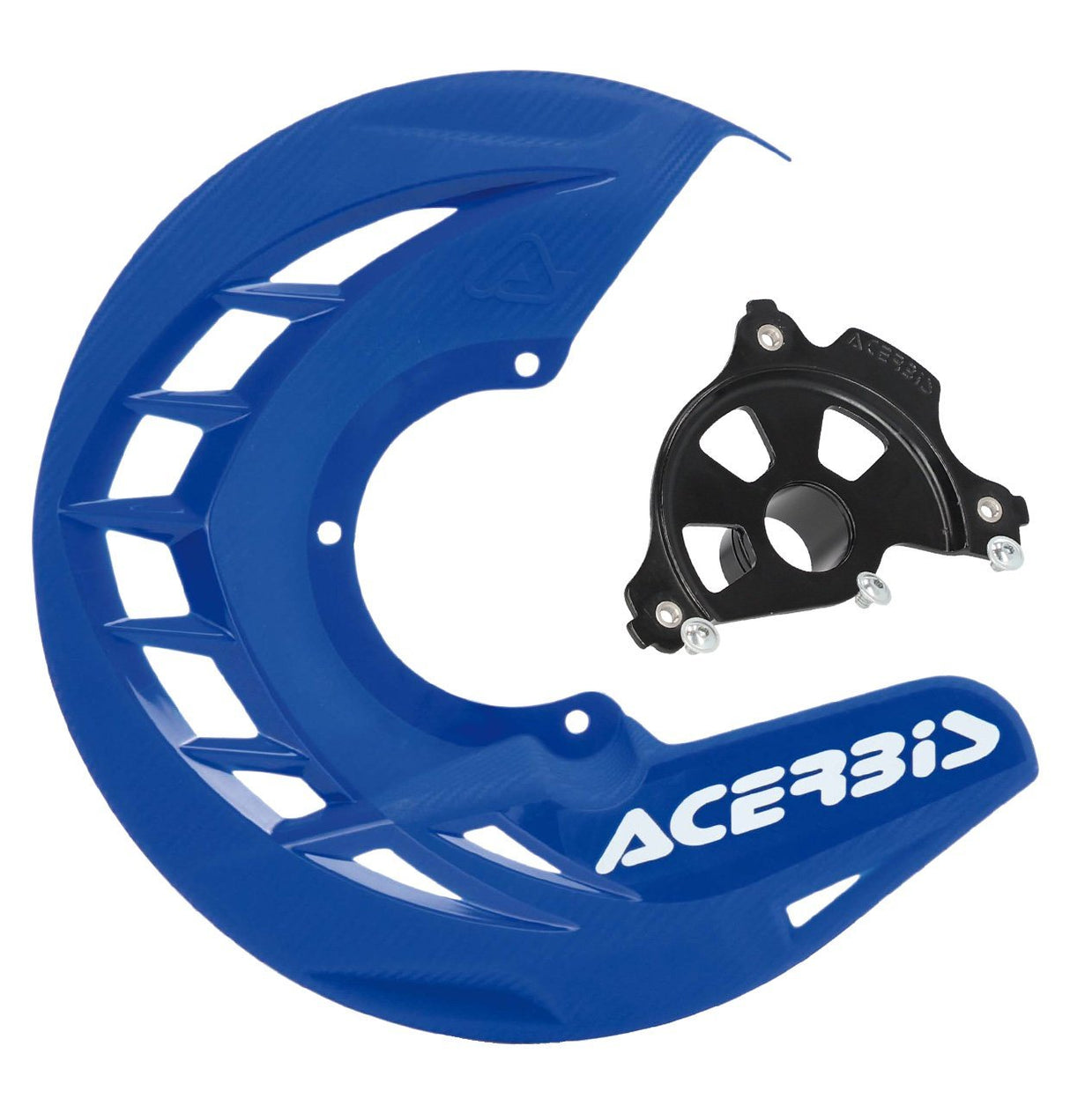 ACERBIS X-BRAKE DISC COVER & BLK MOUNT BLUE SHERCO EXPLORER FORK 17-23