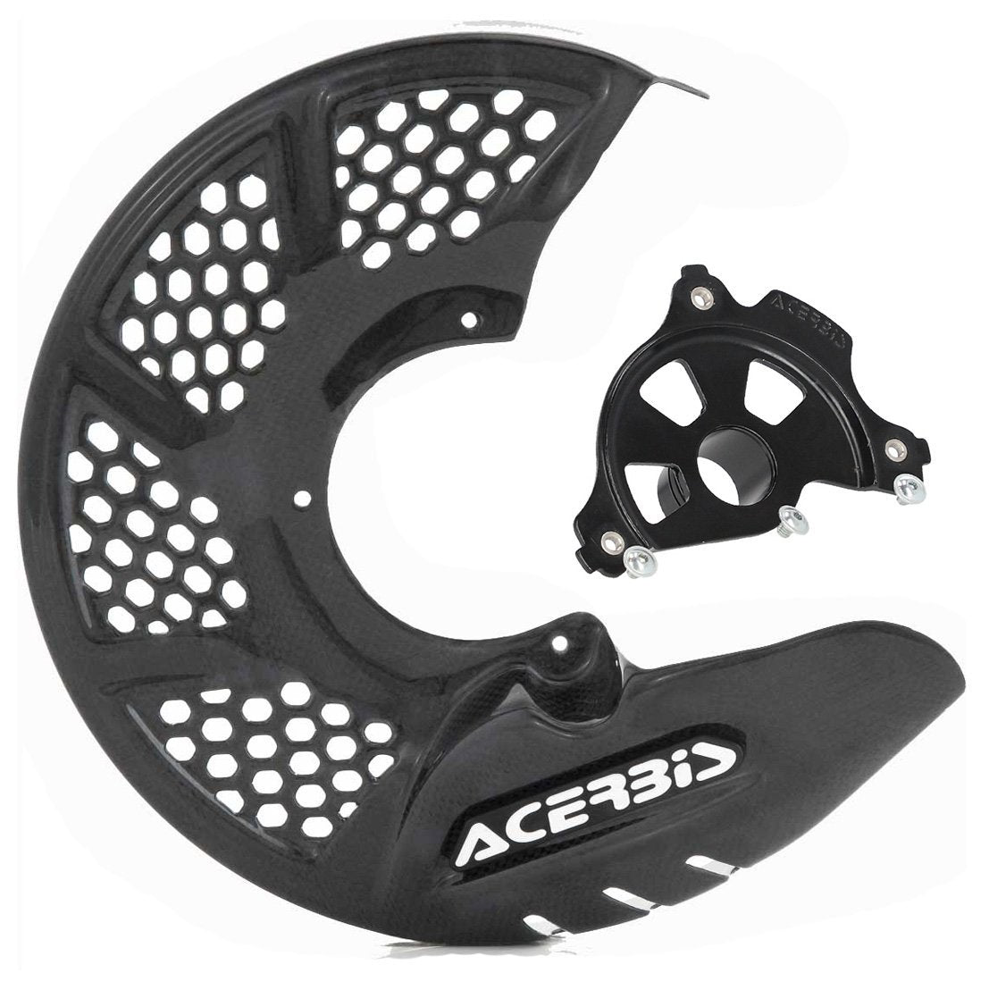 ACERBIS X-BRAKE 2.0 DISC COVER & BLK MOUNT CARBON HONDA CR CRF 00-23