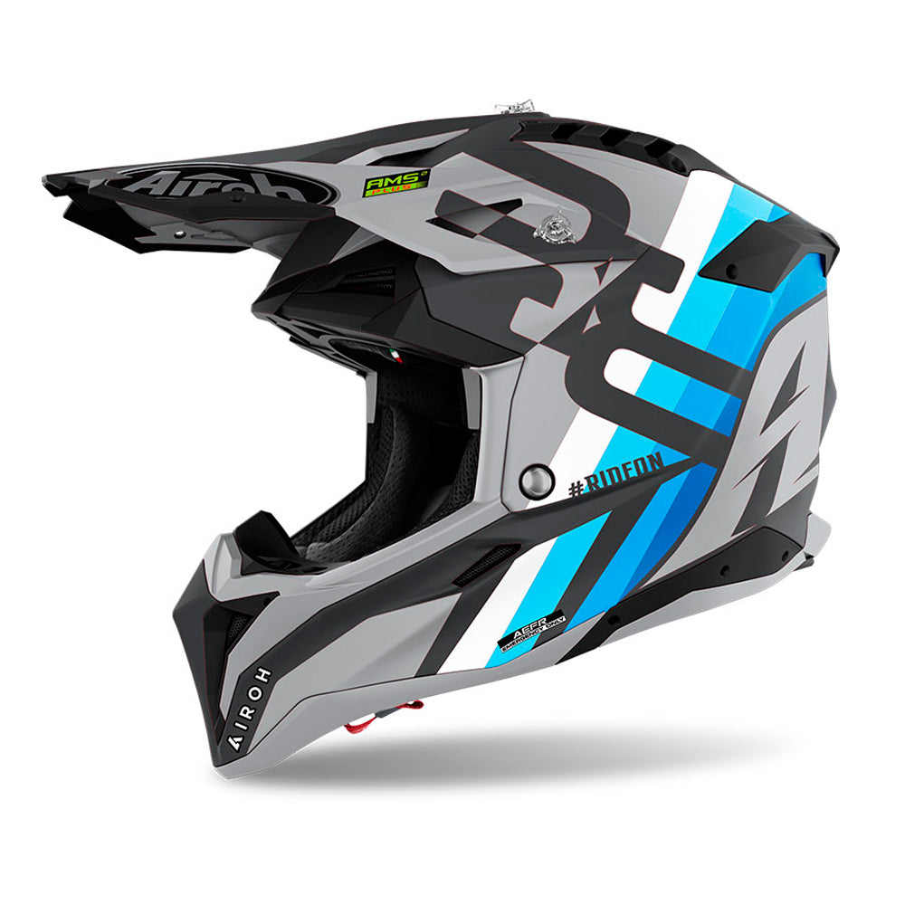 AIROH - AVIATOR 3 ‘RAINBOW’ ANTHRACITE MATT