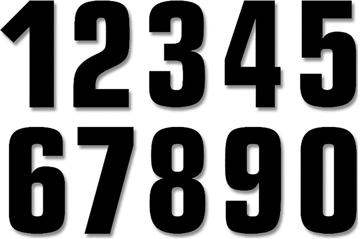 BLACKBIRD NUMBERS TWO SERIES 3PK 16x7.5cm Black 0