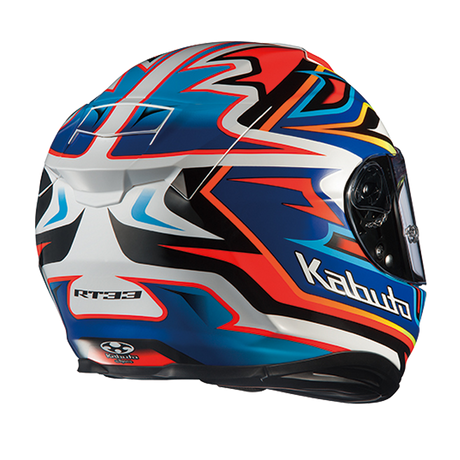 KABUTO - SIGNAL-FLURO ORANGE BLUE
