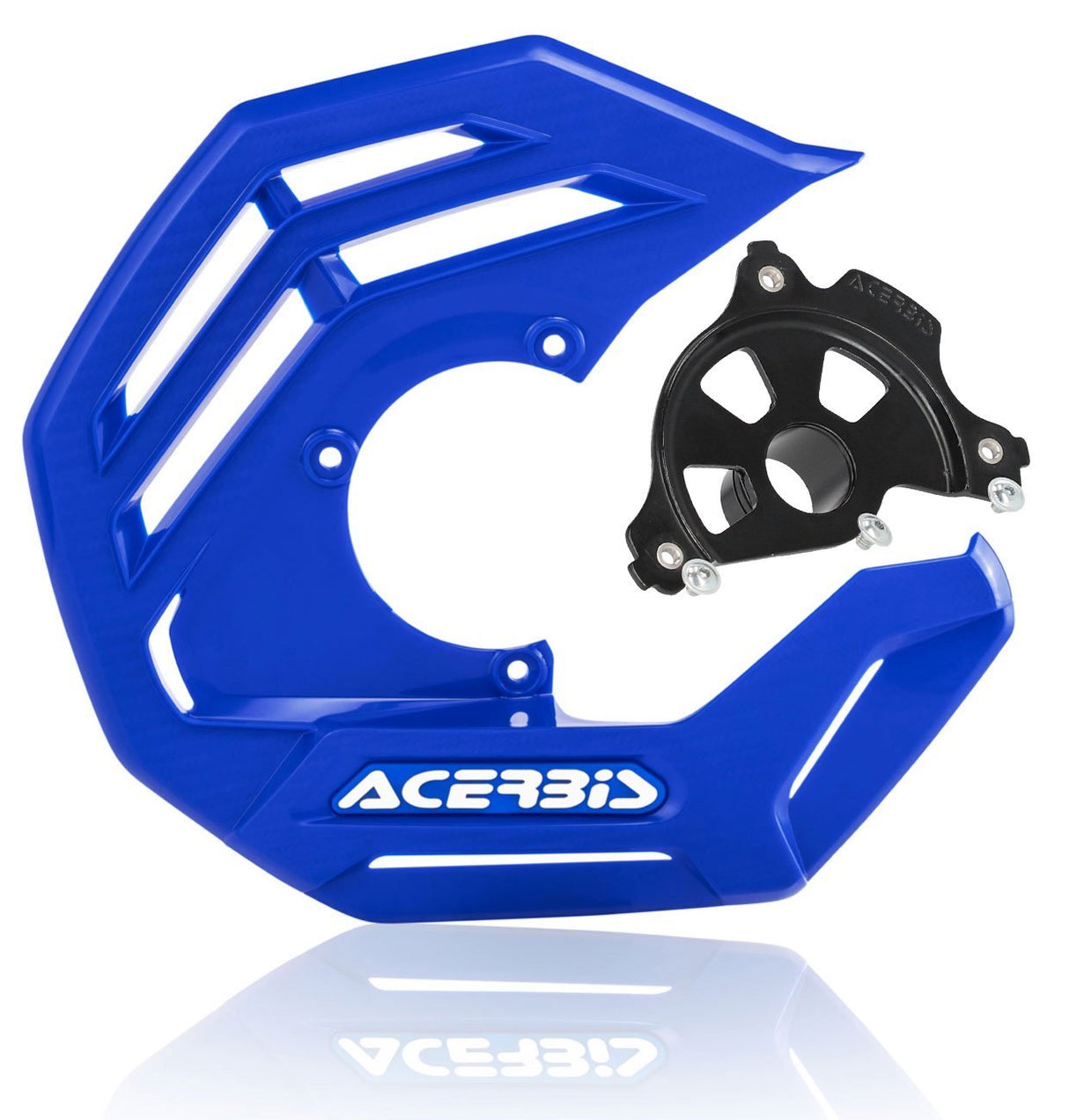 ACERBIS X-FUTURE DISC COVER BLK KIT BLUE YAMAHA YZF 14-23