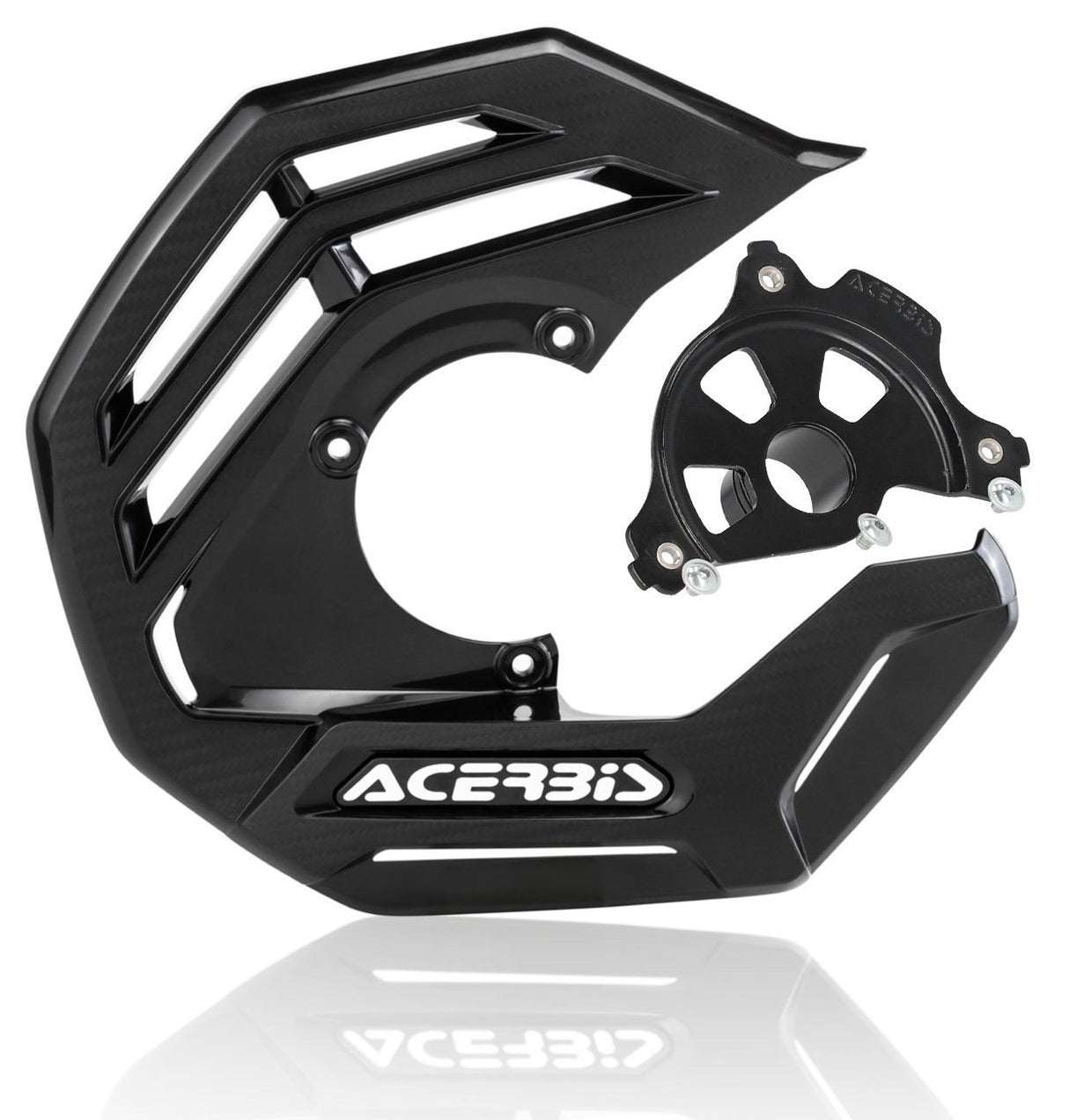 ACERBIS X-FUTURE DISC COVER BLK KIT BLACK SX/F 03-14 EXC/F 03-15
