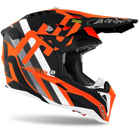 AIROH - AVIATOR 3 ‘RAINBOW’ ORANGE MATT