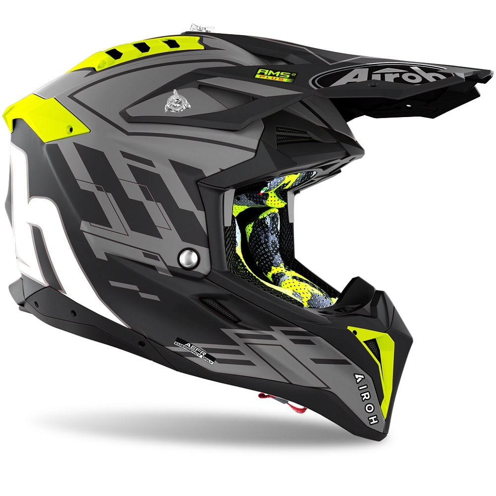 AIROH - AVIATOR 3  ‘RAMPAGE’ BLACK MATT