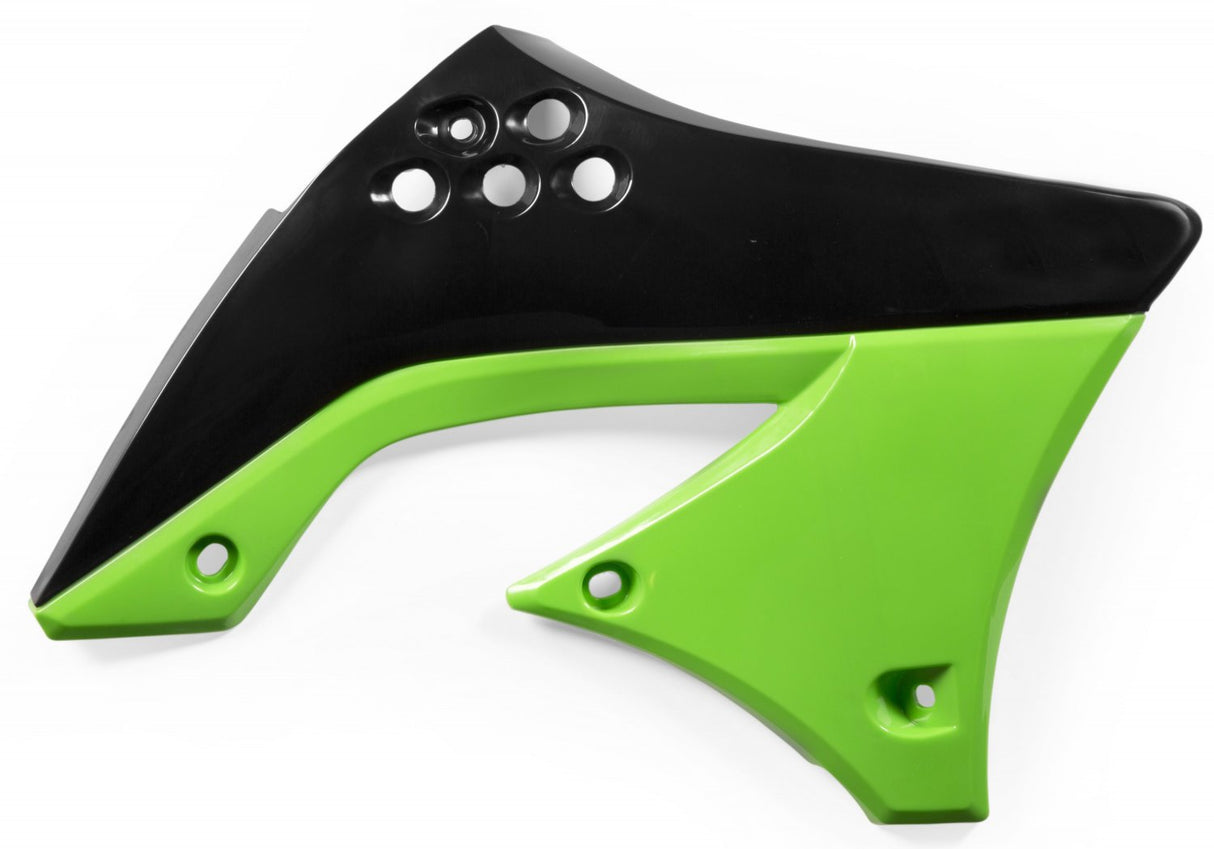 ACERBIS RADIATOR SHROUDS KAWASAKI KXF 450 09-11 BLACK GREEN