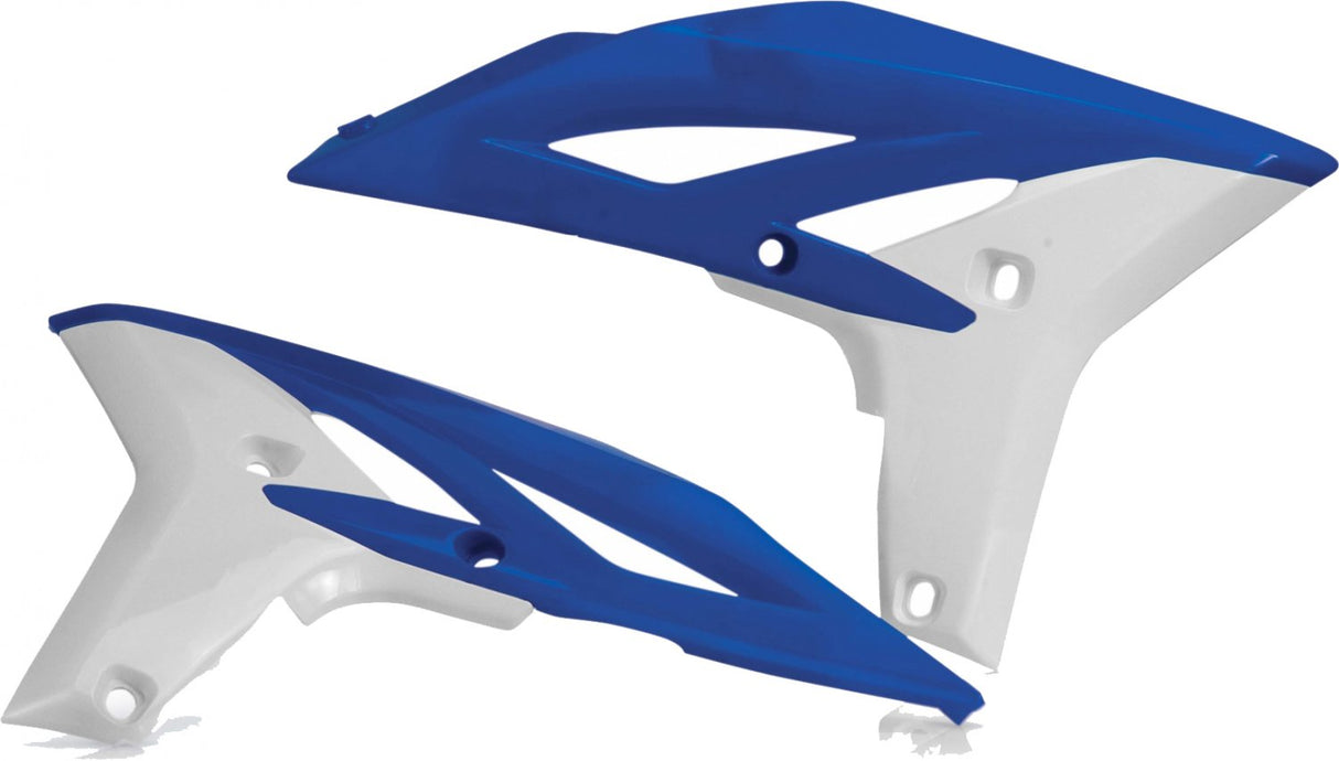 ACERBIS RADIATOR SHROUDS YZF 250 10-13 WRF 450 12-15 BLUE WHI