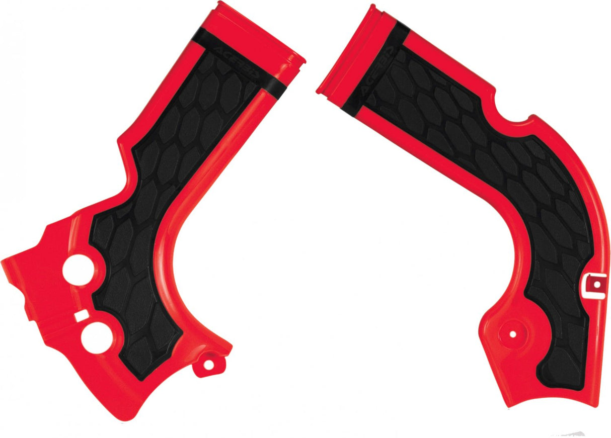 ACERBIS X-GRIP FRAME GUARDS CRF 250 14-17 450 13-16 RED-BLACK