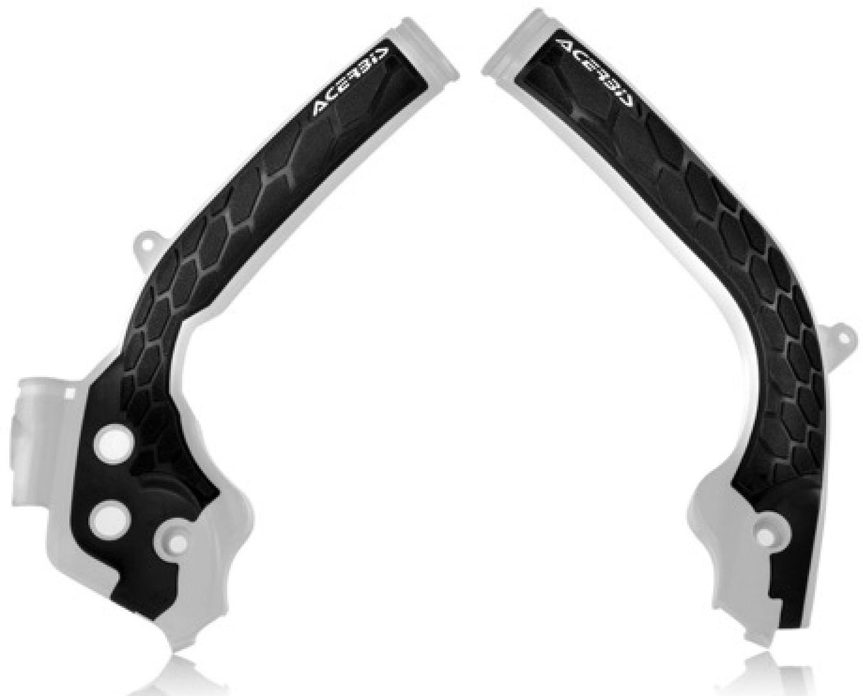 ACERBIS X-GRIP FRAME GUARDS SX/F EXC/F FC TC TE FE WH/BLK