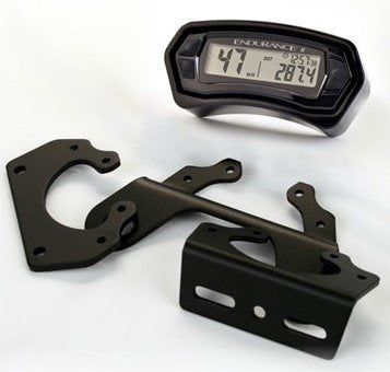 TRAIL TECH ENDURANCE II DIGITAL GAUGE MULTIPLE MOUNT PROTECTOR BLACK