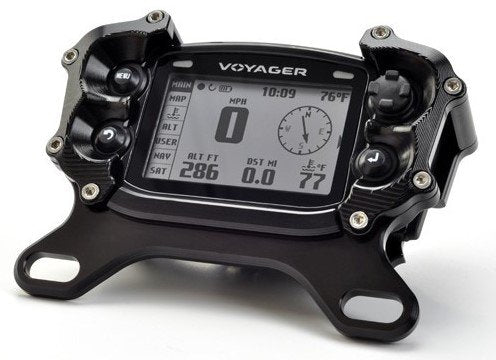TRAIL TECH VAPOR DIGITAL GAUGE TOP MOUNT PROTECTOR BLACK