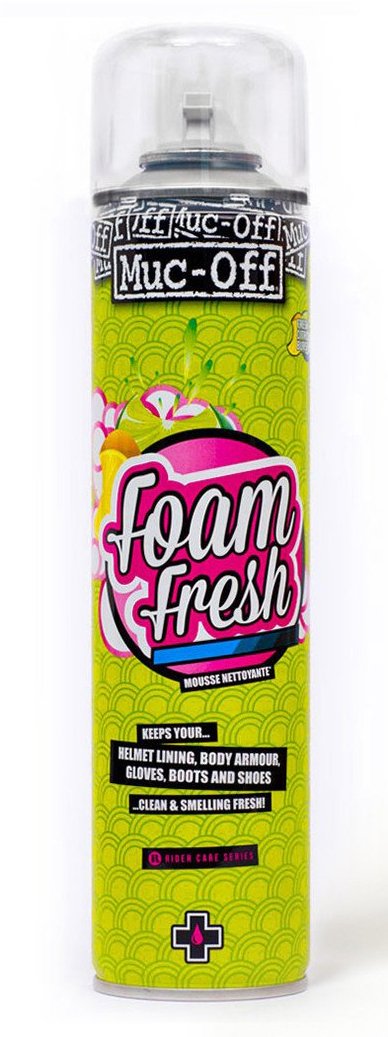 MUC-OFF MOTORCYCLE HELMET FOAM FRESH SANITIZER 400ml