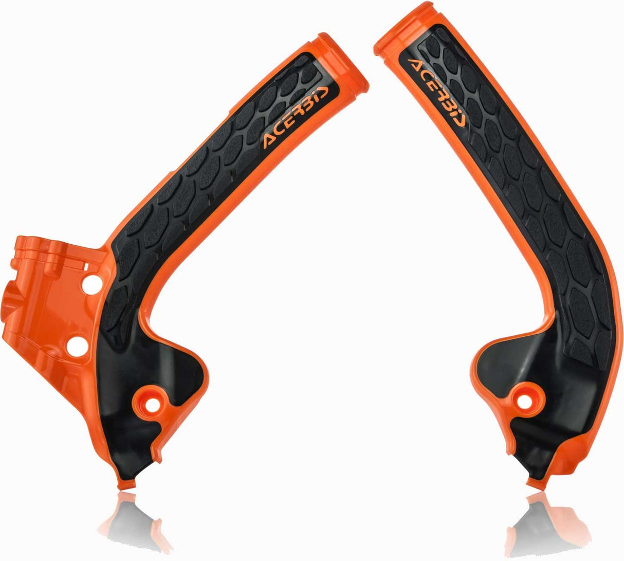 ACERBIS X-GRIP FRAME GUARDS KTM SX 85 18-23 ORANGE-BLACK