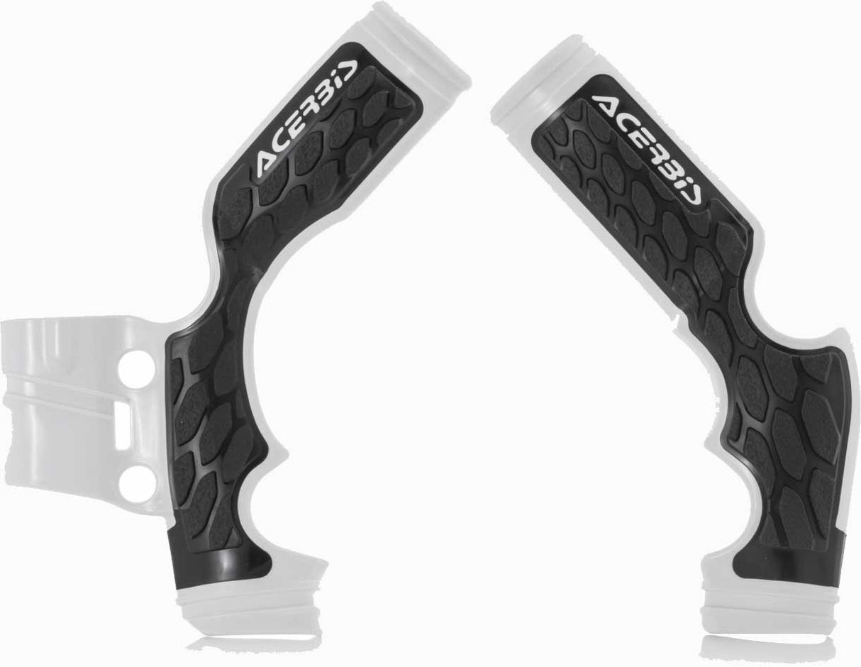 ACERBIS X-GRIP FRAME GUARDS KTM HUSQ 65 14-23 WHITE-BLACK