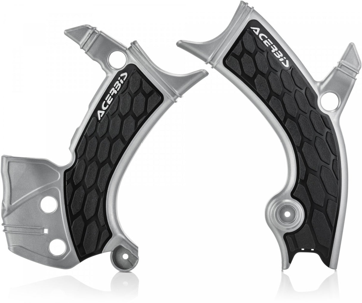 ACERBIS X-GRIP FRAME GUARDS YZF 250 19-23 450 18-22 SILV-BLK