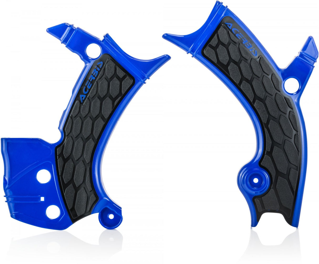 ACERBIS X-GRIP FRAME GUARDS YZF 250 19-23 450 18-22 BLUE-BLK