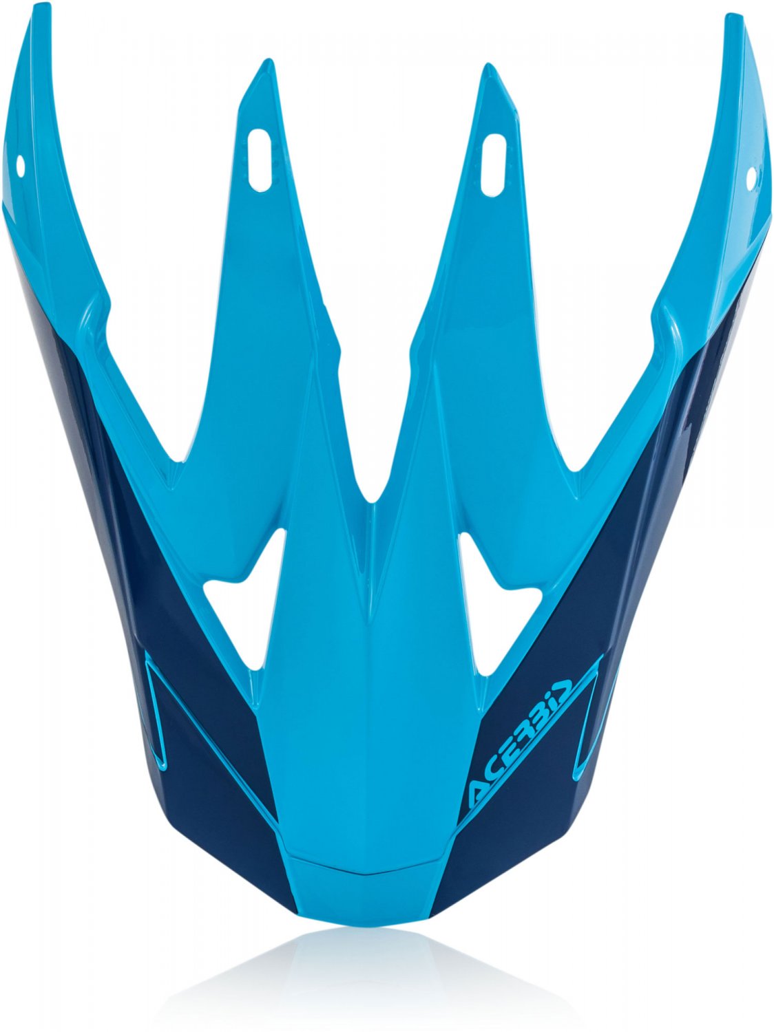 ACERBIS HELMET VISOR X-RACER VTR WHITE BLUE