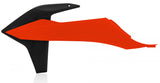 ACERBIS RADIATOR SHROUDS SX-F 19-22 EXC-F 20-23 BLACK