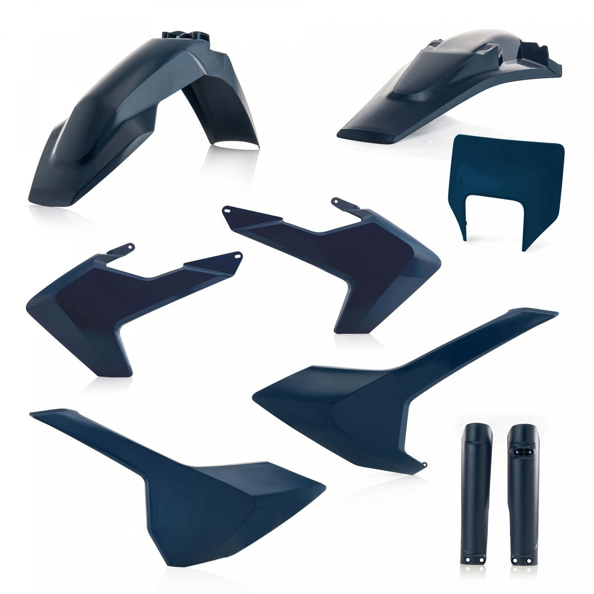 ACERBIS PLASTIC KIT HUSQVARNA TE FE 17-19 BLUE