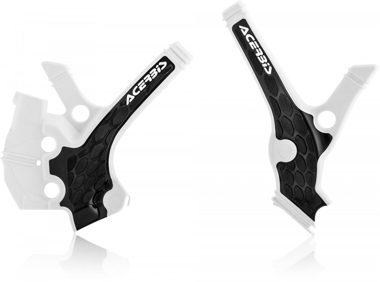 ACERBIS X-GRIP FRAME GUARDS YZ 65 18-23 YZ 85 22-23 WHITE BLACK