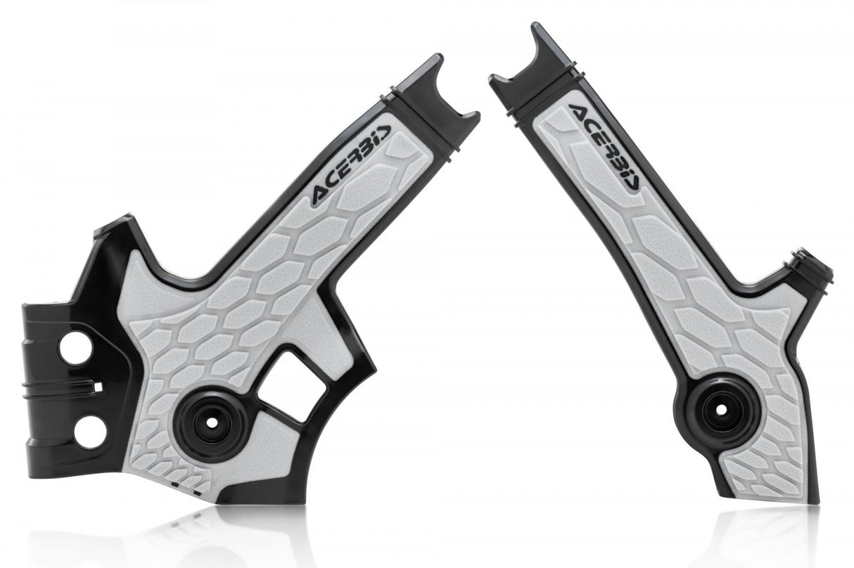 ACERBIS X-GRIP FRAME GUARDS SUZUKI DR 650 96-22 BLACK-SILVER