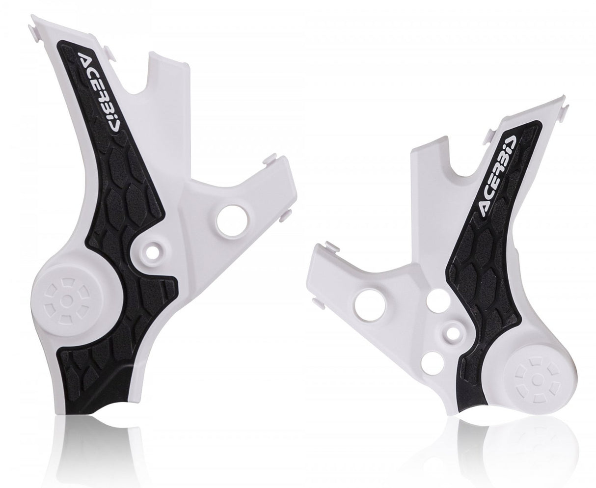 ACERBIS X-GRIP FRAME GUARDS AFRICA TWIN 20-22 WHITE-BLK
