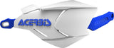 ACERBIS HANDGUARDS X-FACTORY WHITE BLUE