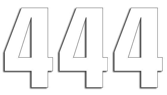 BLACKBIRD NUMBERS TWO SERIES 3PK 16x7.5cm White 4