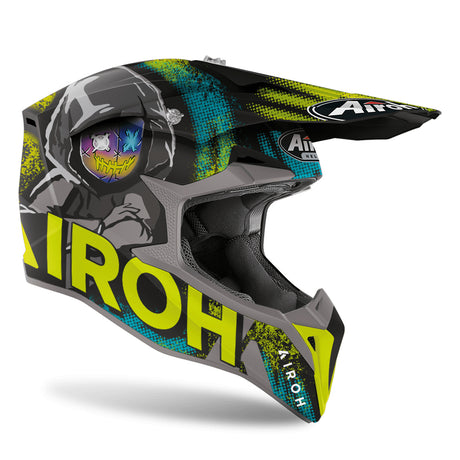 AIROH - WRAAP 'ALIEN' YELLOW MATT